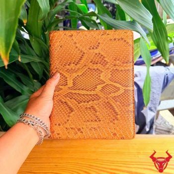 Bìa Sổ Tay Da Trăn Sang Trọng Đẳng Cấp