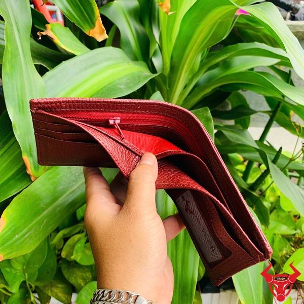 Ví Nam Mini Da Kỳ Đà Màu Đỏ Cam VFA18 Cao Cấp Ví nam da kỳ đà màu đỏ cam nổi bật, cao cấp và nhỏ gọn cho mọi nhu cầu.