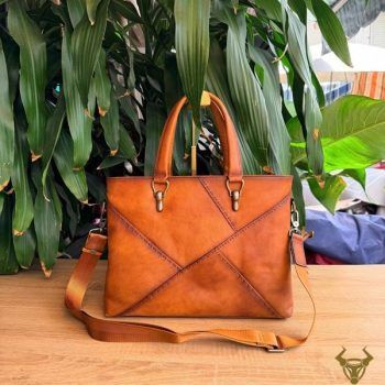 Cặp Xách Da Bò Vegtan E10 Cao Cấp Cho Dân Công Sở