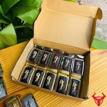 Mặt Khóa Da Cá Sấu Nam Bản 3.5cm – 4cm Độc Đáo