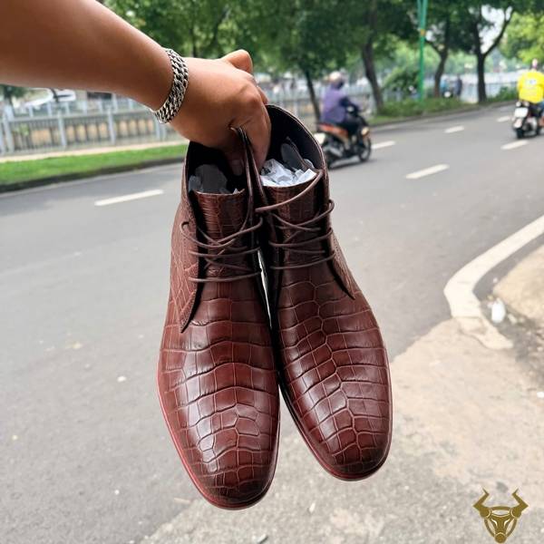 Giày Chukka Boot GJBA8 cao cấp, khác biệt và tinh tế.
