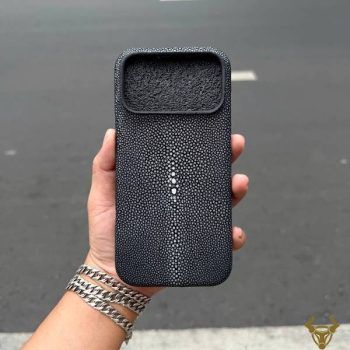 Ốp Lưng Da Cá Đuối iPhone 17 Pro Max ELAA17 Phụ Kiện Đẳng Cấp