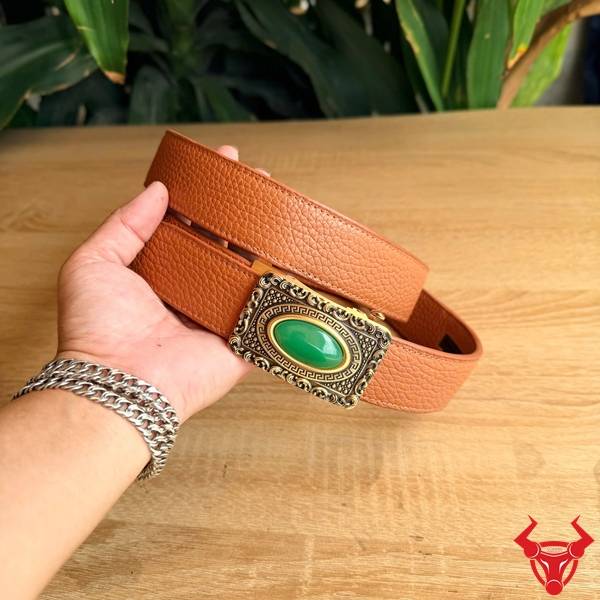 Thắt lưng da bò Togo TLK56A thời trang cao cấp.