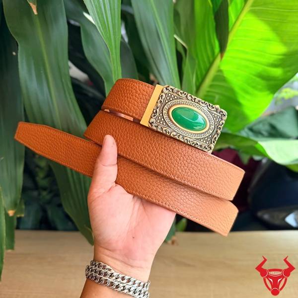 Thắt lưng nam TLK56A da bò Togo lịch lãm.